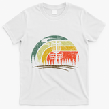 Vintage Disc Golf Shirt Frolf Flying Disc Sport Lover T-Shirt - White