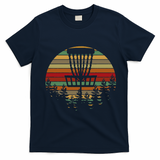 Vintage Disc Golf Frisbee Golf Frolf Flying Disc Sport T-Shirt - Navy Blue