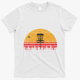 Vintage Retro Frolf Frisbee Disc Golf T-Shirt - White