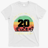 Wom.e.ns More Fun Than Two Twenty Year Olds 40th Birthday V-Neck T-Shirt - White