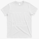 Weapons Of Grass Destruction Golf Lover Golfer Golfing T-Shirt - White